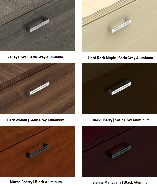 Cherryman Amber Bullet Shape UDesk with Hutch